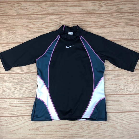 nike rash guard swimsuit top